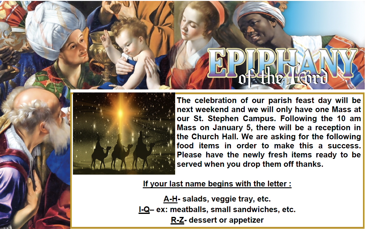 Epiphany of the Lord Feast Day Celebration Epiphany of the Lord